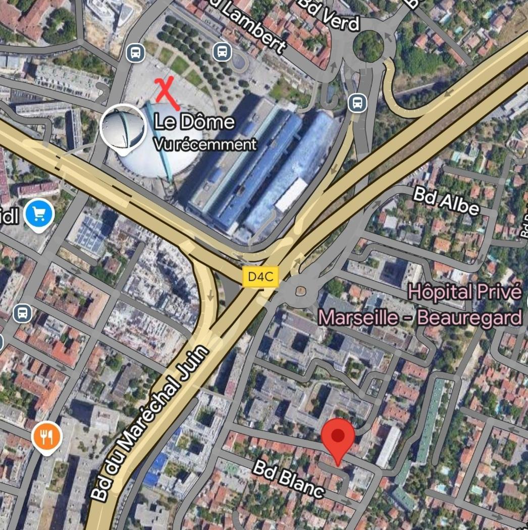 T2 Chambre Miroir Jardin Et Parking Prive Marseille Kültér fotó